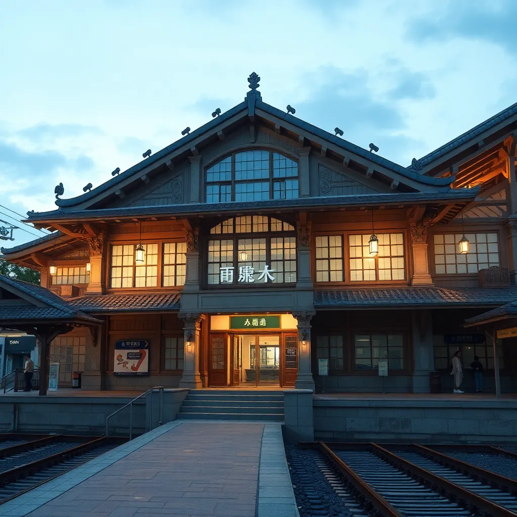 新富士駅 Japan Train Station